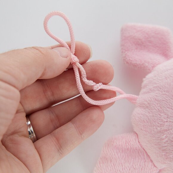 Norwex Hand Towel Pet To Dry Pink Pig Hanging Kids Chenille Microfiber - Picture 5 of 5